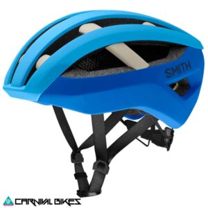 Vista lateral casco Smith Network MIPS color Dew Aurora Bone