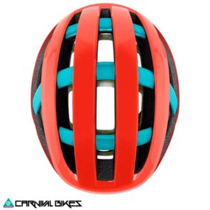 Vista superior casco Smith Network MIPS Poppy Terra Storm
