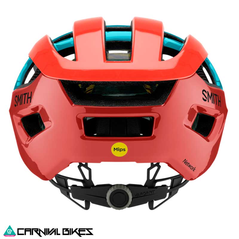 Casco Smith Network MIPS Poppy Terra Storm – Vista Posterior
