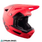 Vista lateral Casco TSG Sentinel rojo satinado