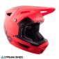 Vista lateral Casco TSG Sentinel rojo satinado