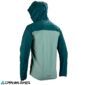 Vista trasera de la chaqueta Leatt Trail 1 en Velvet. Detalles reflectantes y ventilación para mayor seguridad y confort