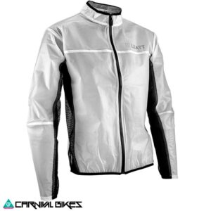 Chaqueta Leatt MTB RaceCover V23 Transparent vista frontal sin modelo