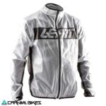 Chaqueta Leatt MTB Racecover Transparente – vista frontal con logo visible