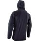 Vista trasera de la chaqueta Leatt MTB Trail 1 en negro. Diseño con ventilación y detalles reflectantes para seguridad