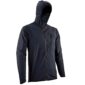 Vista frontal de la chaqueta Leatt MTB Trail 1 V23 en color negro. Diseño ligero y aerodinámico para mountain bike
