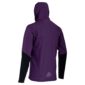 Vista trasera de la chaqueta Leatt Trail 1 en Velvet. Detalles reflectantes y ventilación para mayor seguridad y confort