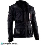 Chaqueta Leatt Enduro 5.5 V23 negra vista frontal