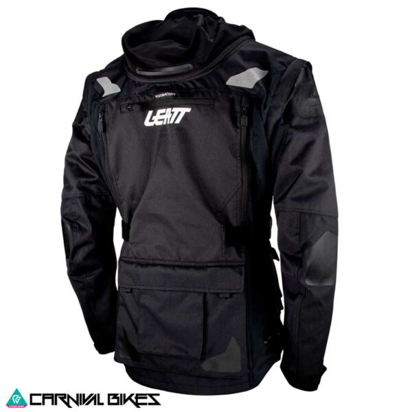 Chaqueta Leatt Enduro 5.5 V23 negra vista trasera