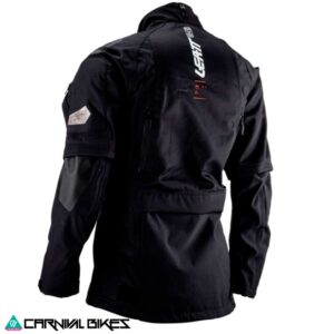 Chaqueta Leatt HydraDri 4.5 V23 negra vista trasera protección completa