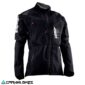 Chaqueta Leatt HydraDri 4.5 V23 negra vista frontal para moto