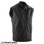 Cortaviento Leatt sin mangas Racevest negro – vista frontal completa