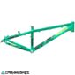 Vista frontal cuadro Viking TUFF X29 celeste de aluminio aro 26