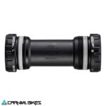 Vista frontal de la cubeta de motor Shimano SM-BB93