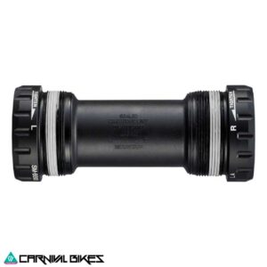 Vista frontal de la cubeta de motor Shimano SM-BB93