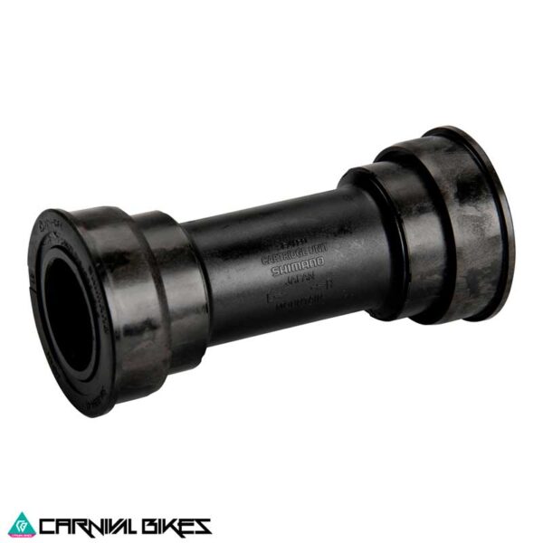 Vista frontal cubetas de motor Shimano SM-BB94-41A Press Fit
