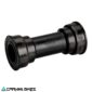 Vista frontal cubetas de motor Shimano SM-BB94-41A Press Fit
