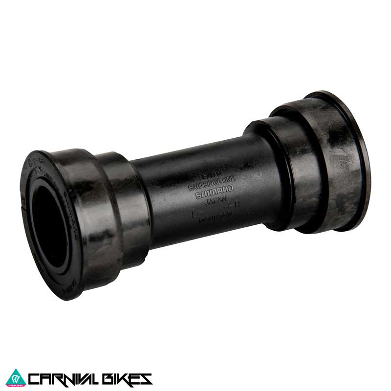 Vista frontal cubetas de motor Shimano SM-BB94-41A Press Fit