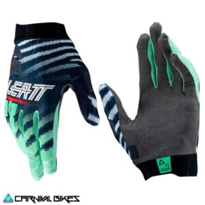 Guantes Leatt Moto GripR 1.5 Matcha vista frontal palma antideslizante