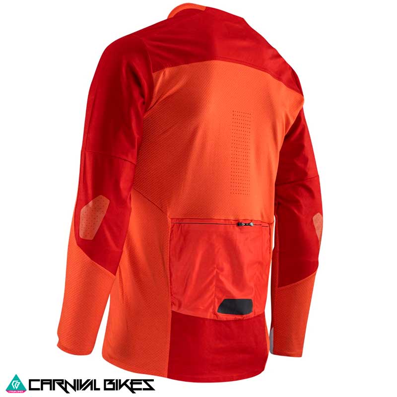 Jersey Leatt MTB Manga Larga AllMtn 4.0 V24 Glow – Vista Trasera