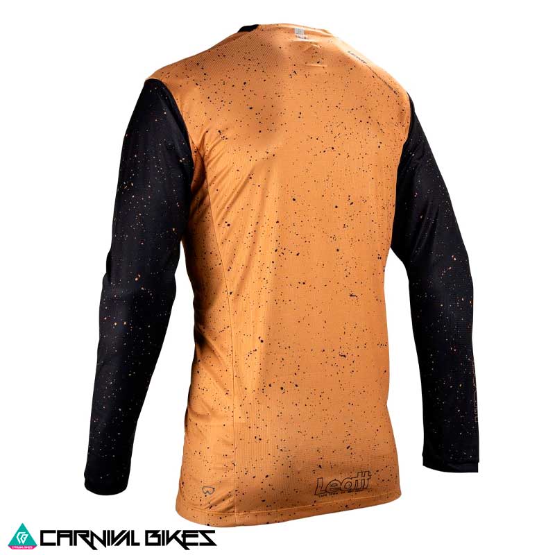 Jersey Leatt MTB Manga Larga Enduro 4.0 V25 Rust – Vista Trasera