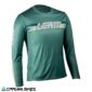 Vista frontal del Jersey Leatt MTB Mujer Enduro 4.0 V25 en color Lagoon