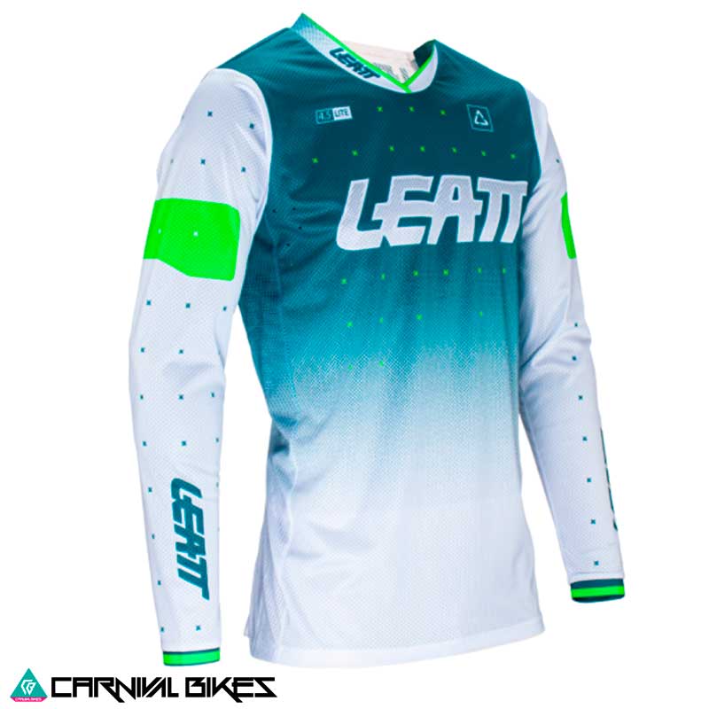 Jersey Leatt Moto 4.5 V24 Acid Fuel vista frontal