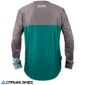 Vista trasera Jersey TSG Explorer verde manga larga