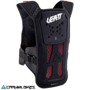 Jofa Leatt ReaFlex V24 negra vista trasera protección espalda