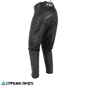 Vista trasera pantalón TSG Ridge DH negro para mujer