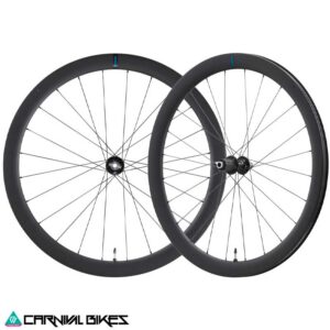 Vista completa del par de ruedas Shimano RS710 C46