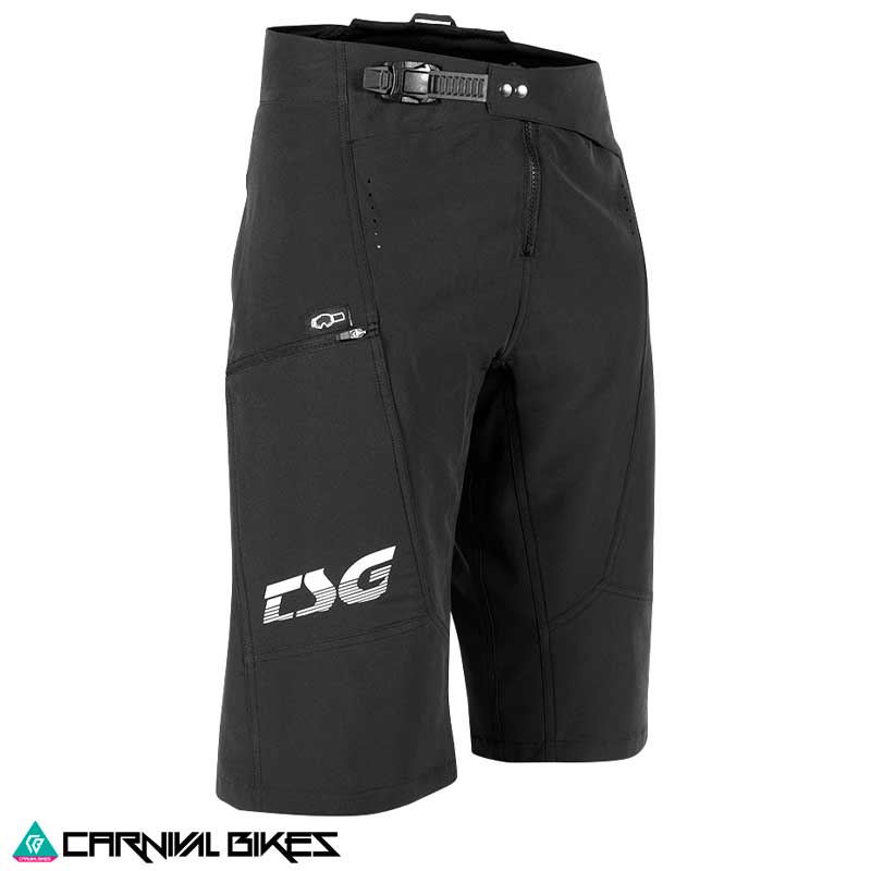 Short TSG Mujer Ridge Negro – Vista Frontal