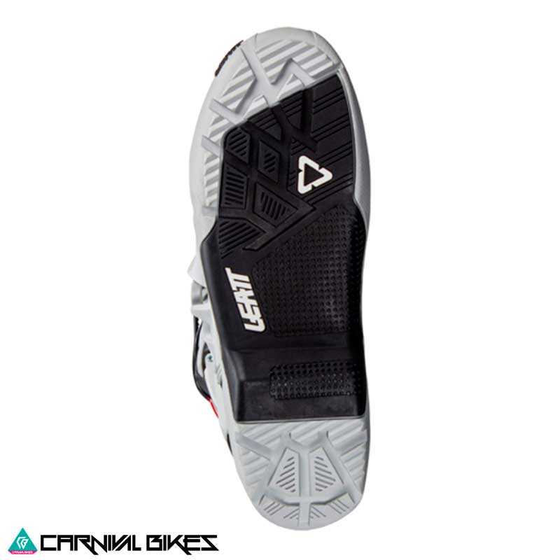 Suela de botas Leatt 4.5 5.5 Enduro black grey vista frontal