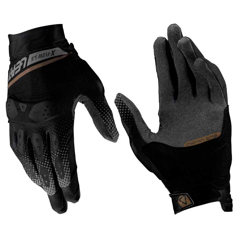 carnivalbikes-chile-Guantes-Leatt-Moto-ADV-Cortos-X-Flow-55-V25-Stealth-envio-a-todo-el-pais