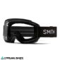 Antiparra SMITH Squad MTB negra con lente transparente – vista frontal