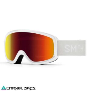 Antiparra SMITH Snowday infantil blanco y rojo – vista frontal