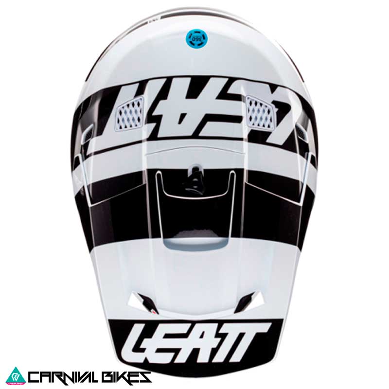 Casco Leatt JR 3.5 V24 Infantil Negro/Blanco – Vista Superior