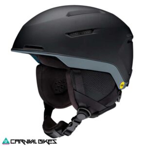 Casco SMITH Altus MIPS Matte Negro Charcoal – vista lateral