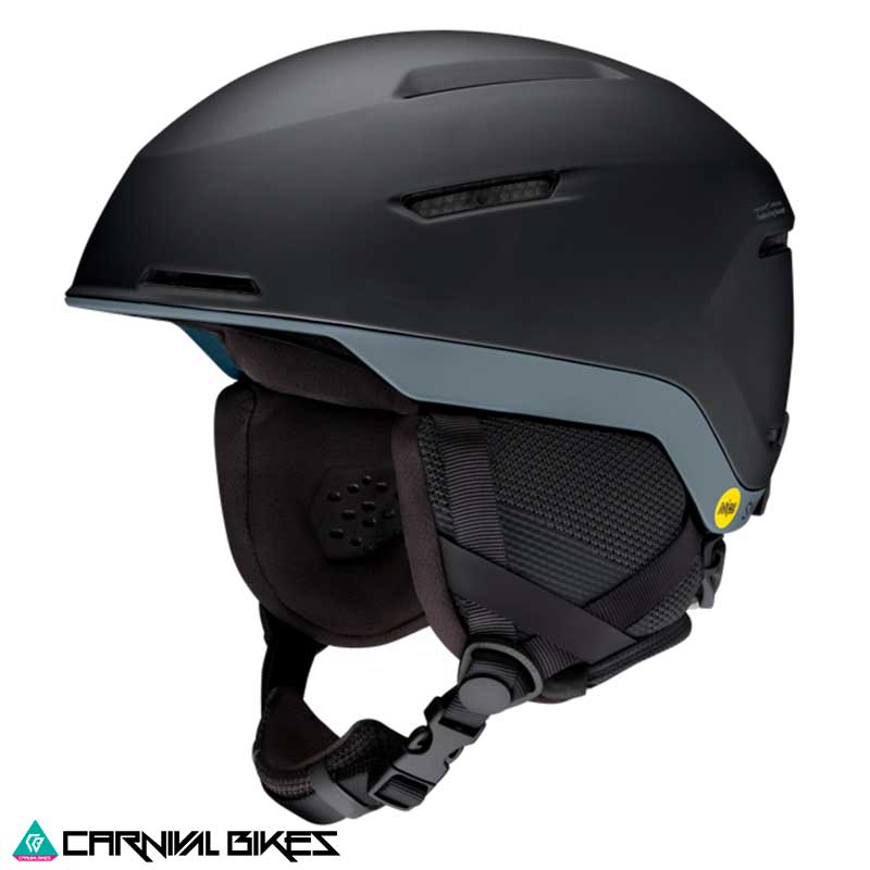 Casco SMITH Altus MIPS Matte Negro Charcoal – vista lateral