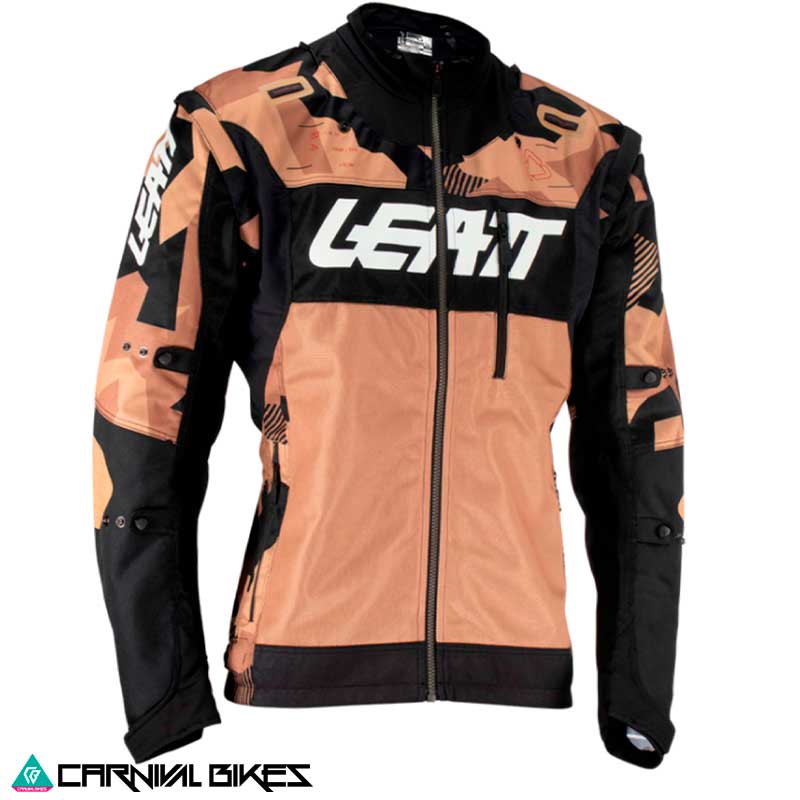 Chaqueta Moto Leatt X-Flow 4.5 V24 Stone – Frontal