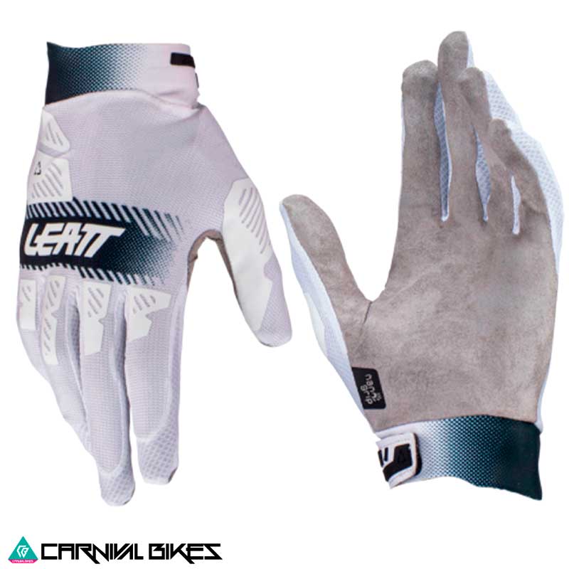 Guantes Leatt Moto X-Flow 2.5 White – Vista Frontal