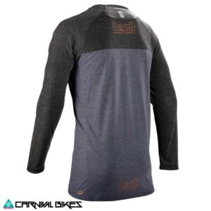 Jersey Leatt Gravity 2 V25 Negro vista trasera