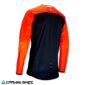 Jersey Leatt Enduro 4.5 V24 Naranja vista trasera