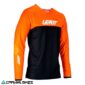 Jersey Leatt Enduro 4.5 V24 Naranja vista frontal