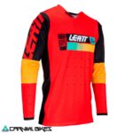 Jersey Leatt Moto 4.5 V24 Rojo vista frontal