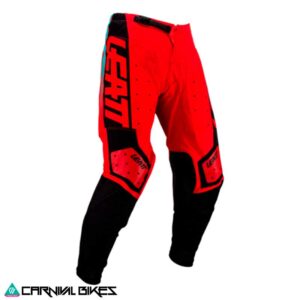 Pantalón Leatt 4.5 Rojo y Negro vista frontal
