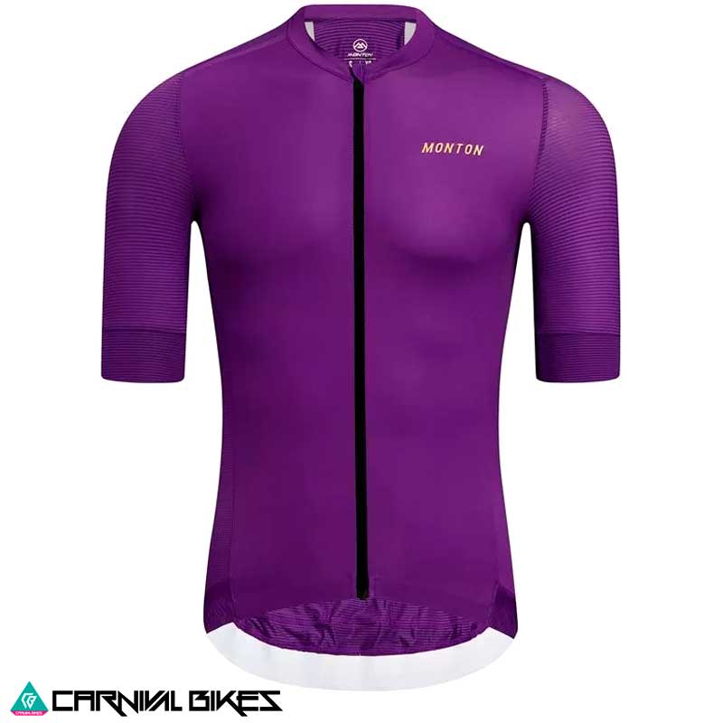Jersey Monton Traveler Purple Hombre – Vista Frontal