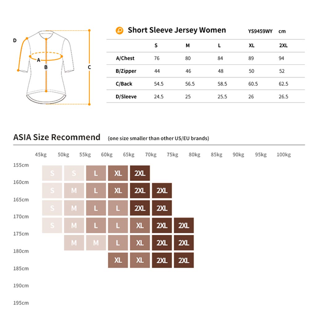 tabla de tallas jersey mujer monton