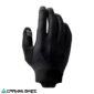 Guante Shimano Enduro negro para MTB, vista frontal con diseño resistente y transpirable.
