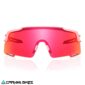 Lente Shimano EQUINOX marco Smoky Pink con lente Ridescape visto desde el frente